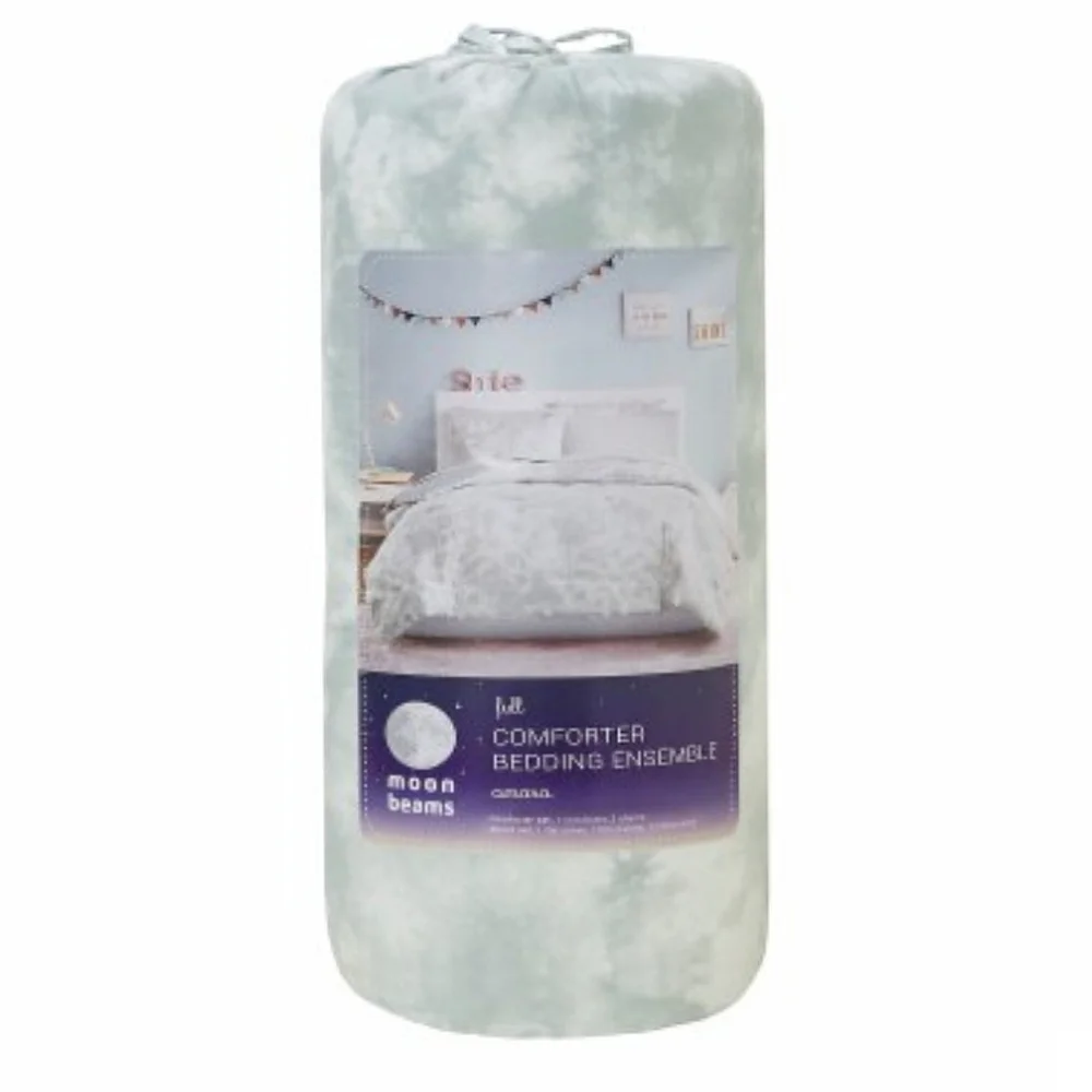 Moon Beams NWT Full 7pc Comforter Set In Moonrock Grey